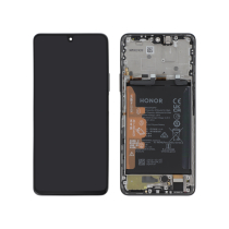 Complete Screen Black Honor Magic 4 Lite (Battery integrated)
