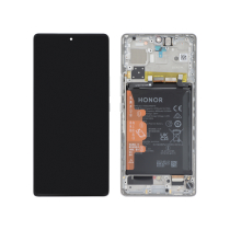 Complete Screen Silver Honor 70 (Integrated Battery)