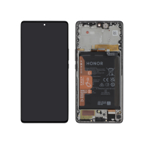 Complete Screen Black Honor Magic 5 Lite (Battery integrated)