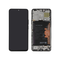 Complete Screen Black Honor 90 Lite/X8a (Battery integrated)