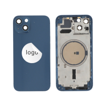 Frame Complete (Case Back Pre-assembled) Blue iPhone 13 (Pulled C)