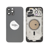 Frame Complete (Case Back Pre-assembled) Graphite iPhone 12 Pro Max (Pulled B)