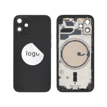 Frame Complete (Case Back Pre-assembled) Black iPhone 12 Mini (Pulled B)