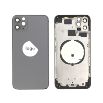 Frame Complete (Case Back Pre-assembled) Grey iPhone 11 Pro Max (Pulled A)