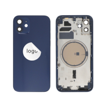Frame Complete (Case Back Pre-assembled) Blue iPhone 12 (Pulled A)