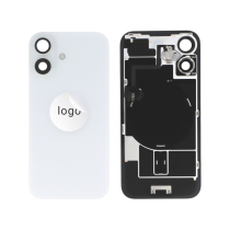 Back Cover Complete White iPhone 16 (Pulled A)