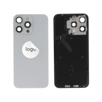Back Cover Complete White Titanium iPhone 15 Pro Max (Pulled A)