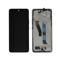 Complete Screen Black Poco M8 5G (With Frame)
