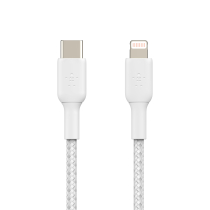 BELKIN Braided USB-C to Lightning Cable 1m (White)