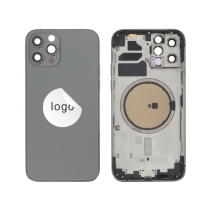 Frame Complete (Case Back Pre-assembled) Graphite iPhone 12 Pro (Pulled B)