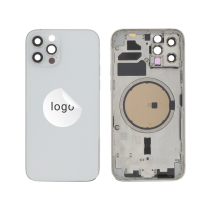 Frame Complete (Case Back Pre-assembled) Silver iPhone 12 Pro (Pulled A)