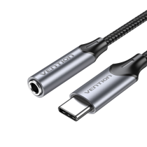 VENTION USB-C to 3.5mm Jack Adapter with DAC (10cm)