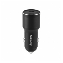 FAIRPLAY Car Charger (60W) (2 USB-C)