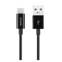FAIRPLAY SENECIO Black USB-C Cable 1m (Black) (Bulk)