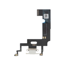Charging Port Flex Cable White iPhone XR