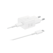 SAMSUNG Charger Pack 25W + USB-C Cable (White)