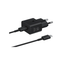 SAMSUNG Charger Pack 25W + USB-C Cable (Black)