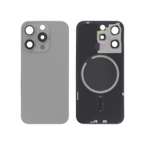 Backcover Natural Titanium iPhone 15 Pro (With MagSafe) (Without Logo)