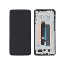Complete Screen Black Poco X6 Pro (With Frame) (ReLife)