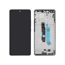 Complete Screen Black Redmi Note 14 Pro 4G (With Frame) (ReLife)