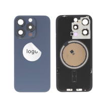 Backcover Blue Titanium iPhone 15 Pro (Pulled C)