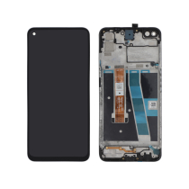 Complete Screen Black Oppo A72 (With frame)