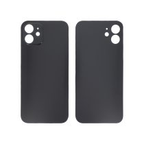 Backcover Graphite iPhone 12 (Large Hole) (No Logo)