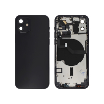 Complete Black Backcover iPhone 12 (Without Logo)