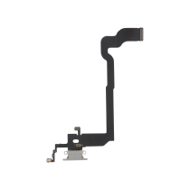 Charging Port Flex Cable White iPhone X