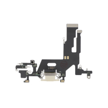 Charging Port Flex Cable White iPhone 11