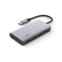 BELKIN USB-C Multiport Adapter + 4in1 100W Charging