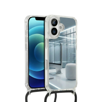 COVERME Case Mirror iPhone 14 (Phone Strap Black)