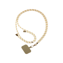 FAIRPLAY Phone strap 120cm STELLA (White/Gold)