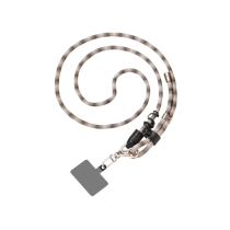 FAIRPLAY Phone strap 120cm ZOE (White/Brown)